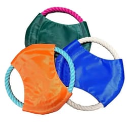 dental chew frisbee dog toy