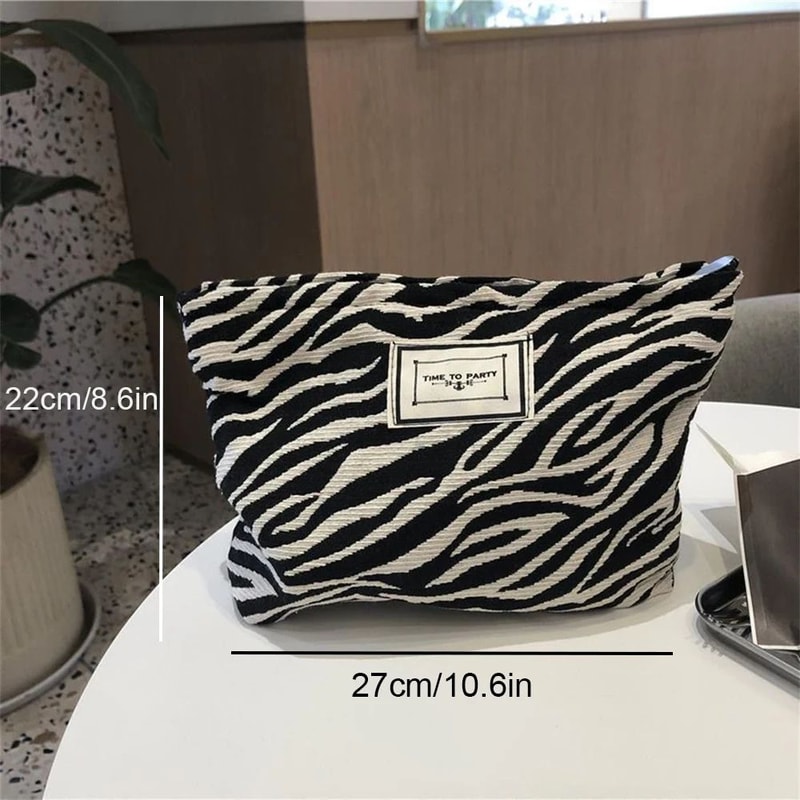 Leopard And Zebra Print Makeup Bag 2