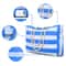 Striped Waterproof Foldable Beach Bag 2