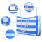 Striped Waterproof Foldable Beach Bag 2