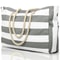 Striped Waterproof Foldable Beach Bag 8