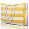 Striped Waterproof Foldable Beach Bag 11
