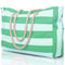 Striped Waterproof Foldable Beach Bag 12