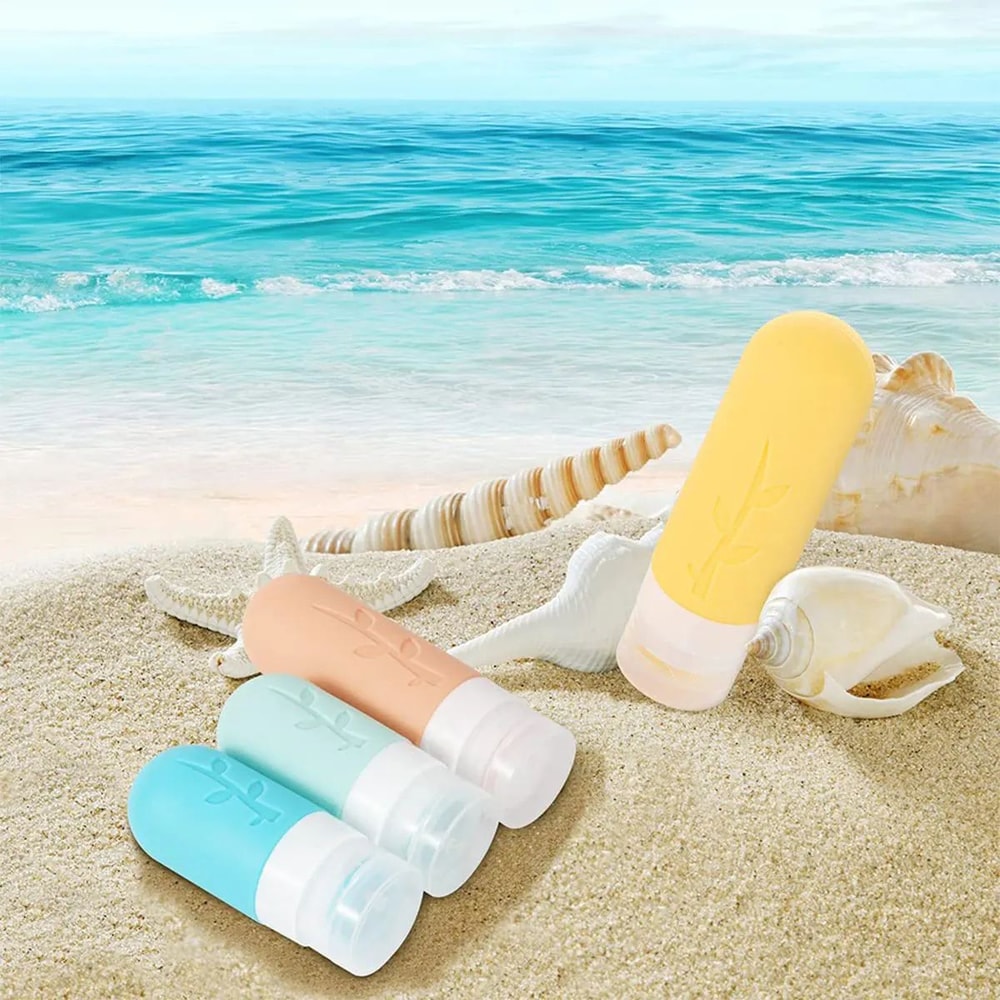 Leakproof Silicone Travel Bottle Set 6