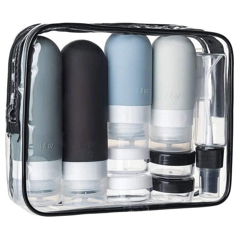 Leakproof Silicone Travel Bottle Set 11