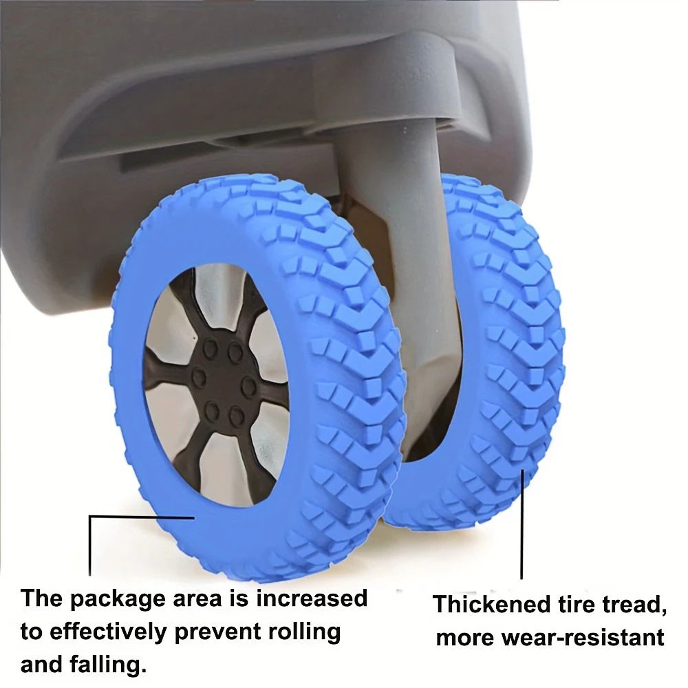 Silicone Luggage Wheel Cover Set 5