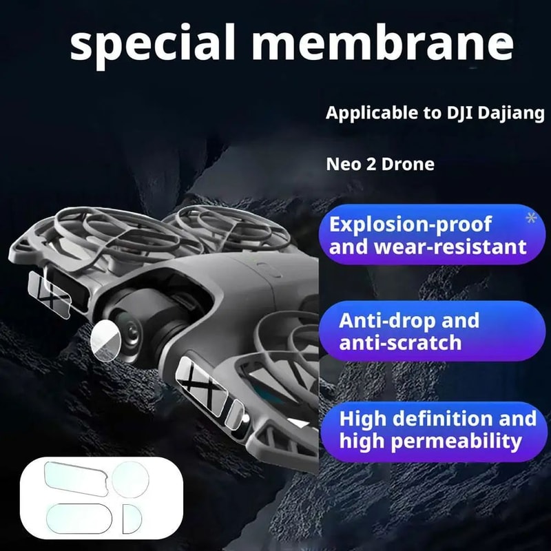 Tempered Glass Lens Protector For DJI Neo2 1