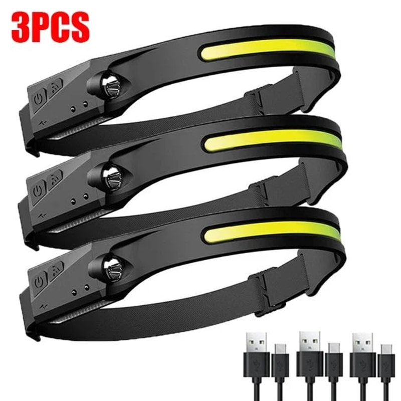 Rechargeable LED Sensor Headlamp 18