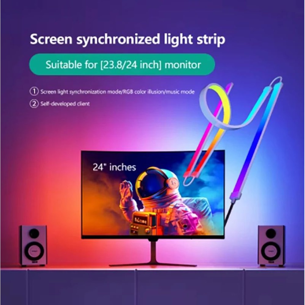 Smart RGB Ambient LED TV Backlight Strip 9