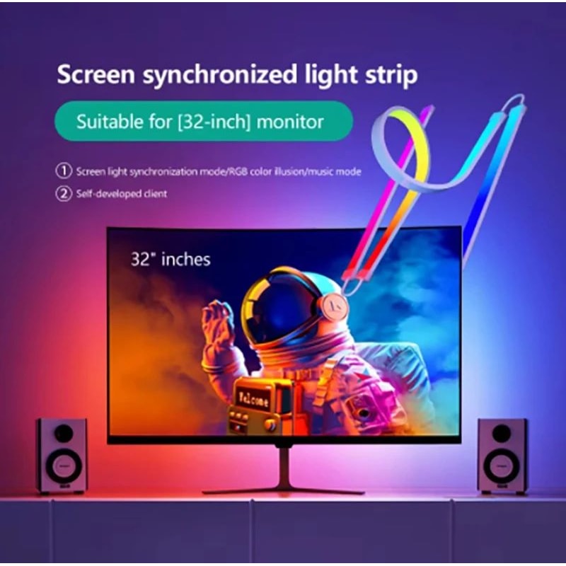 Smart RGB Ambient LED TV Backlight Strip 12