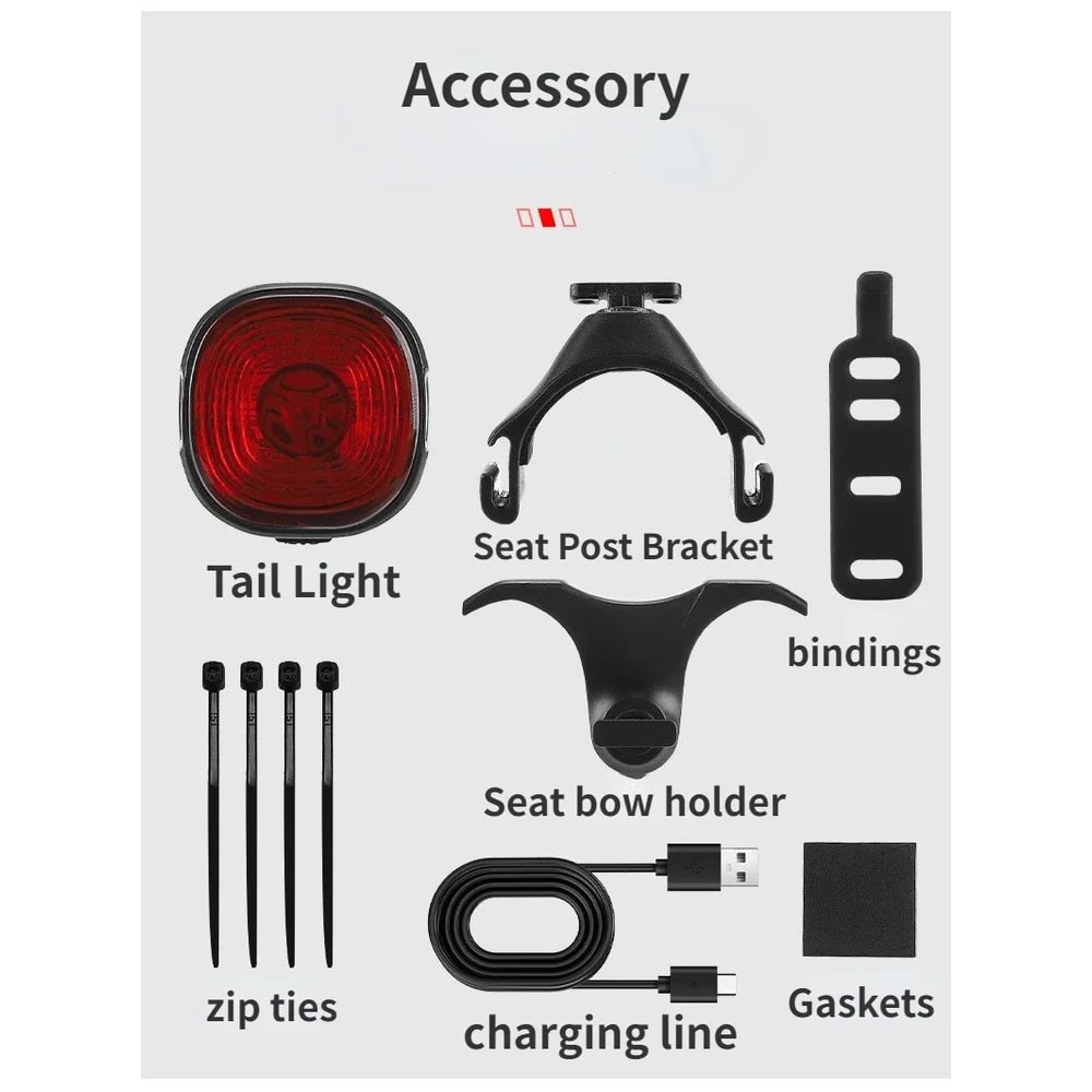 Smart Brake Sensor Bicycle Rear Light 8