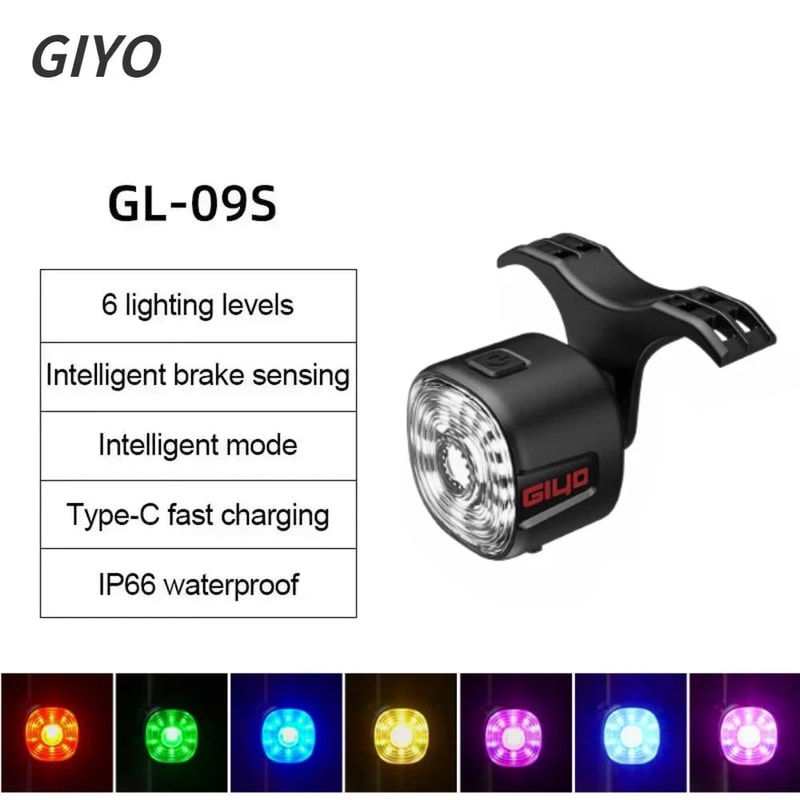 Smart Brake Sensor Bicycle Rear Light 12