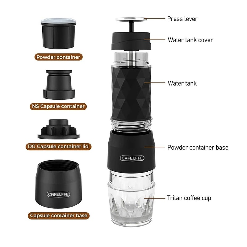 3 In 1 Portable Manual Espresso Maker 8