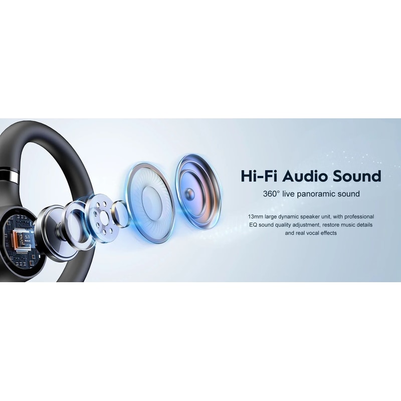 Bluetooth Wireless Headset DualMic Noise Cancelling 8