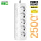 EU Power Strip With Individual Switches 9