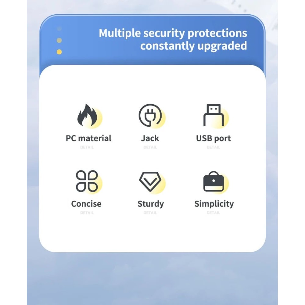 EU Power Strip With USB Charger And Separate Switches 7