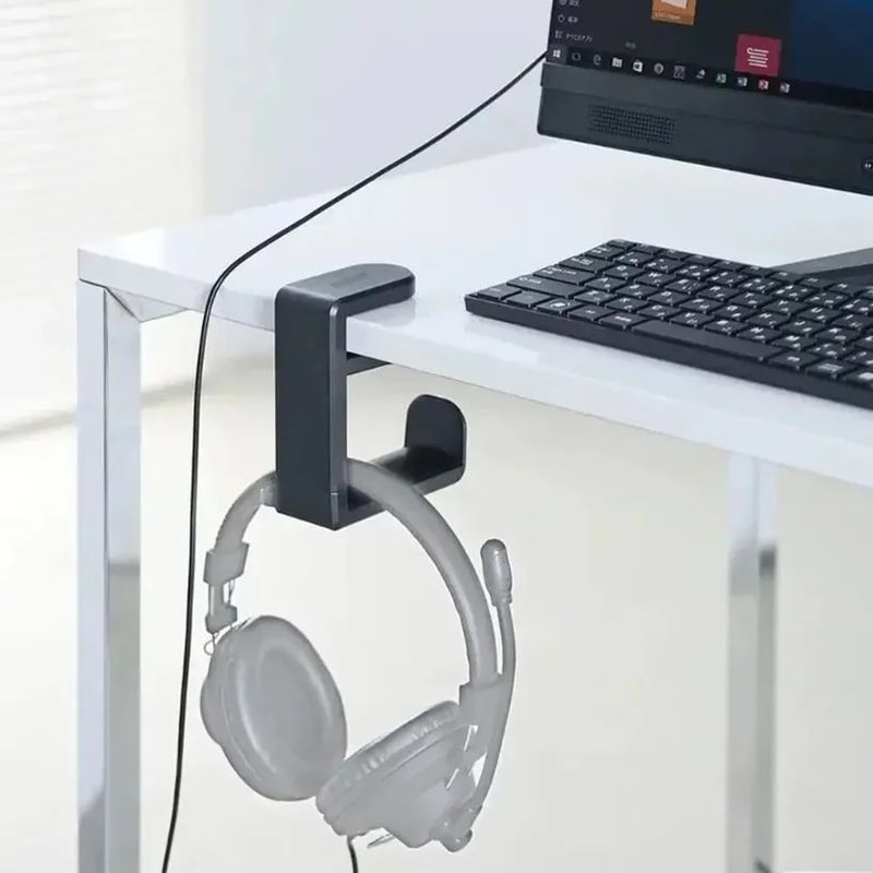 360 Rotating ClipOn Headphone Stand 6