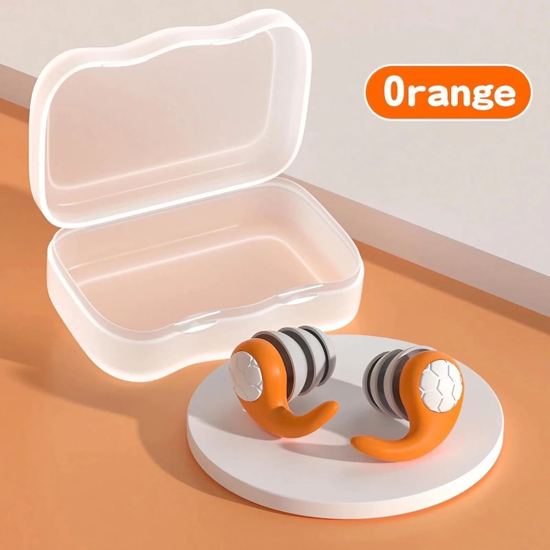 Soft Silicone NoiseCanceling Earplugs 8