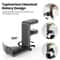 360 Rotating ClipOn Headphone Holder 0