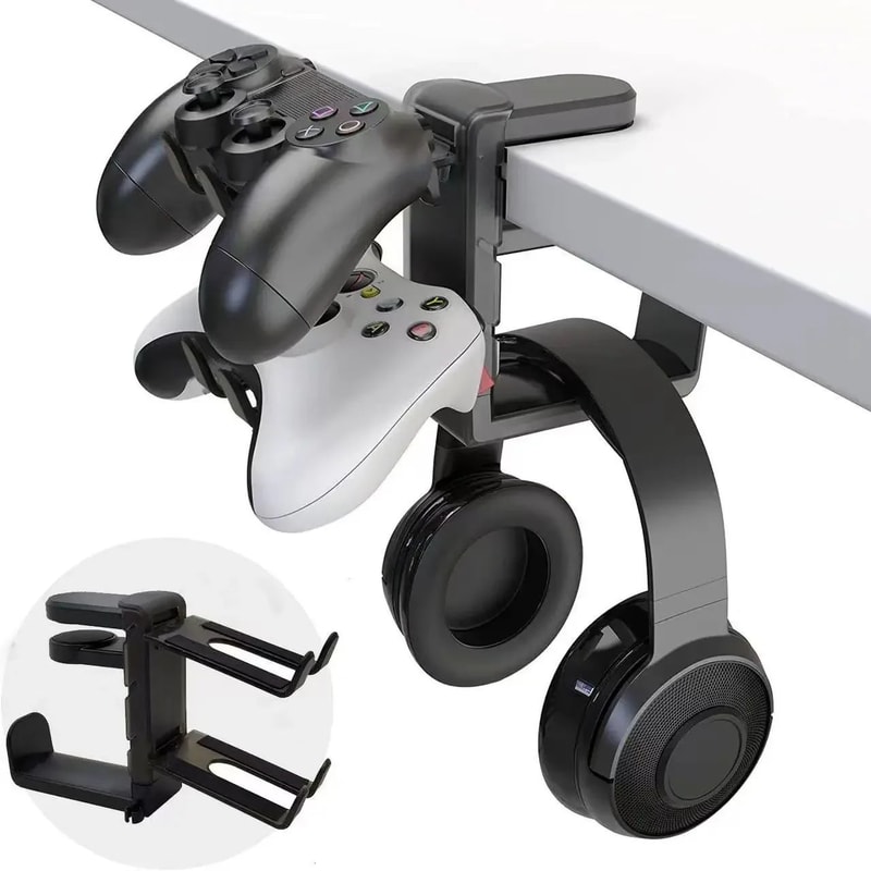 360 Rotating ClipOn Headphone Holder 8