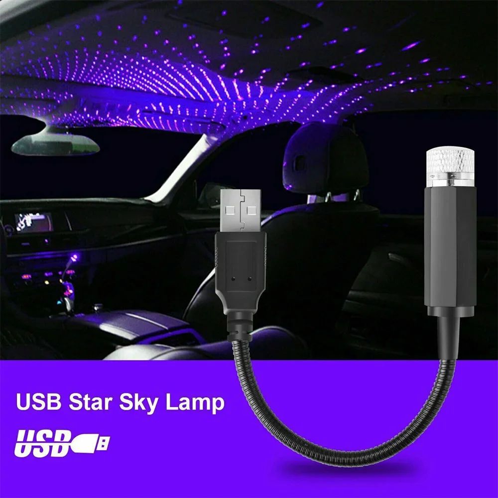 USB Starry Sky Car LED Ambient Light 1