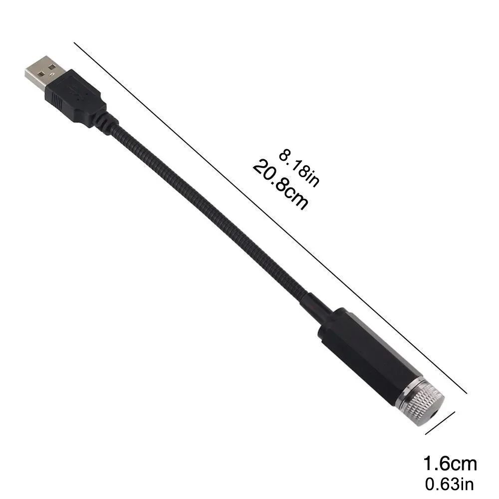 USB Starry Sky Car LED Ambient Light 4