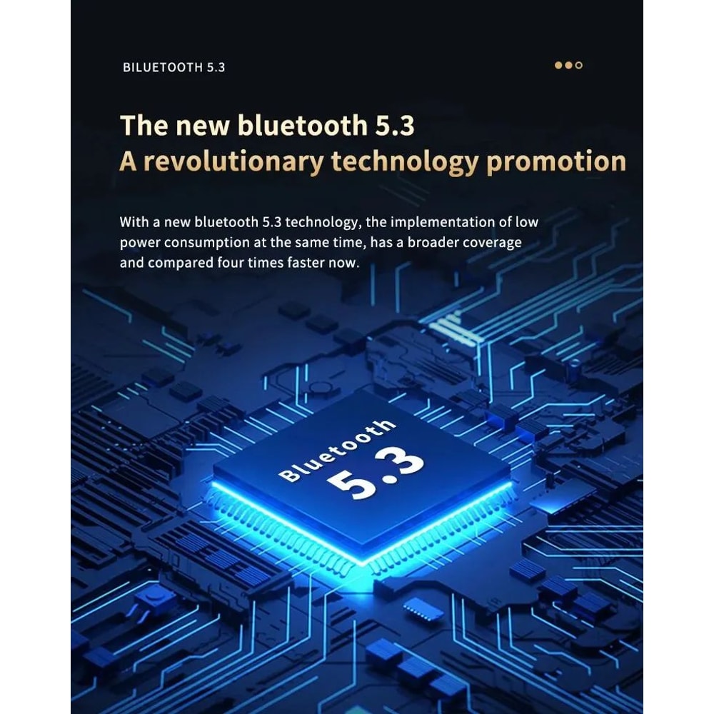 S20 Mirror Display Wireless Earbuds Black 8