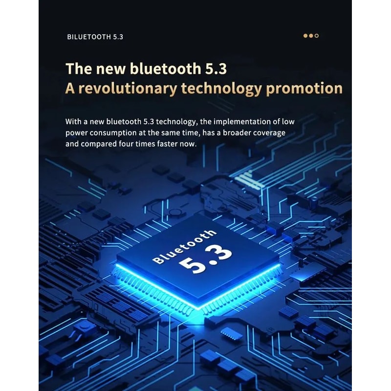 S20 Mirror Display Wireless Earbuds Black 8