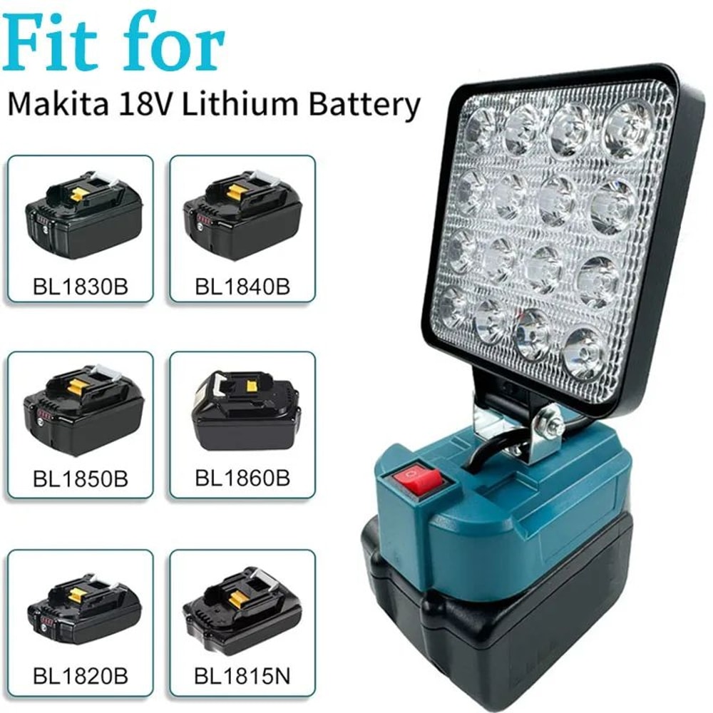 Cordless LED Work Light For Makita 1