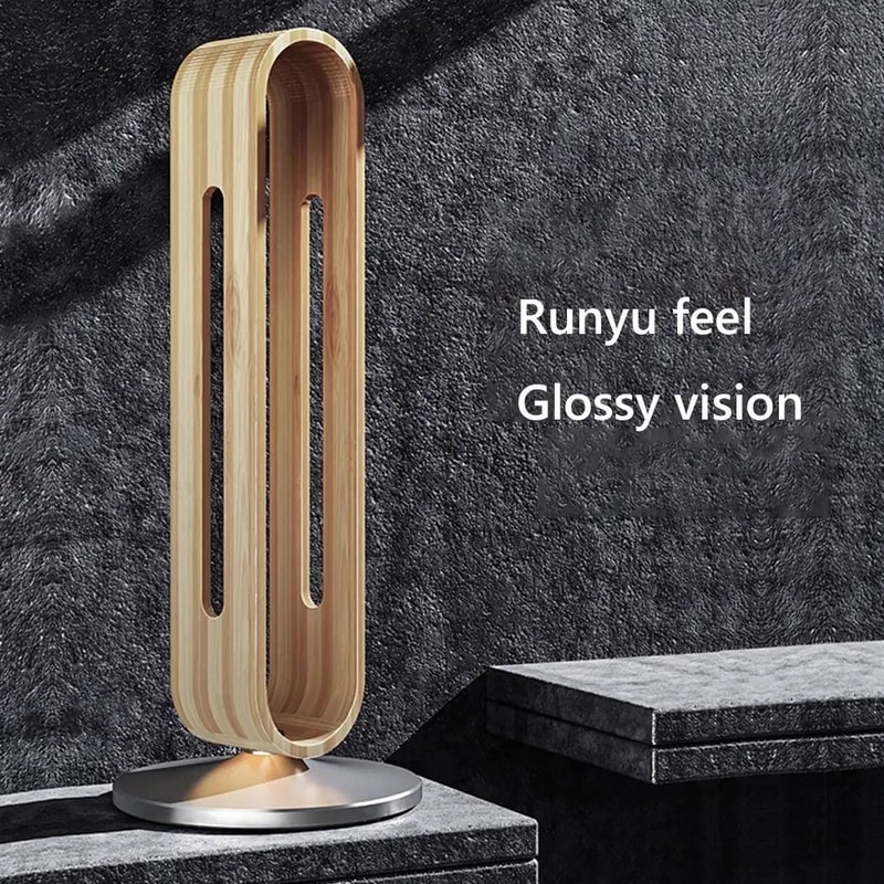 Bamboo Aluminum Headphone Stand 1