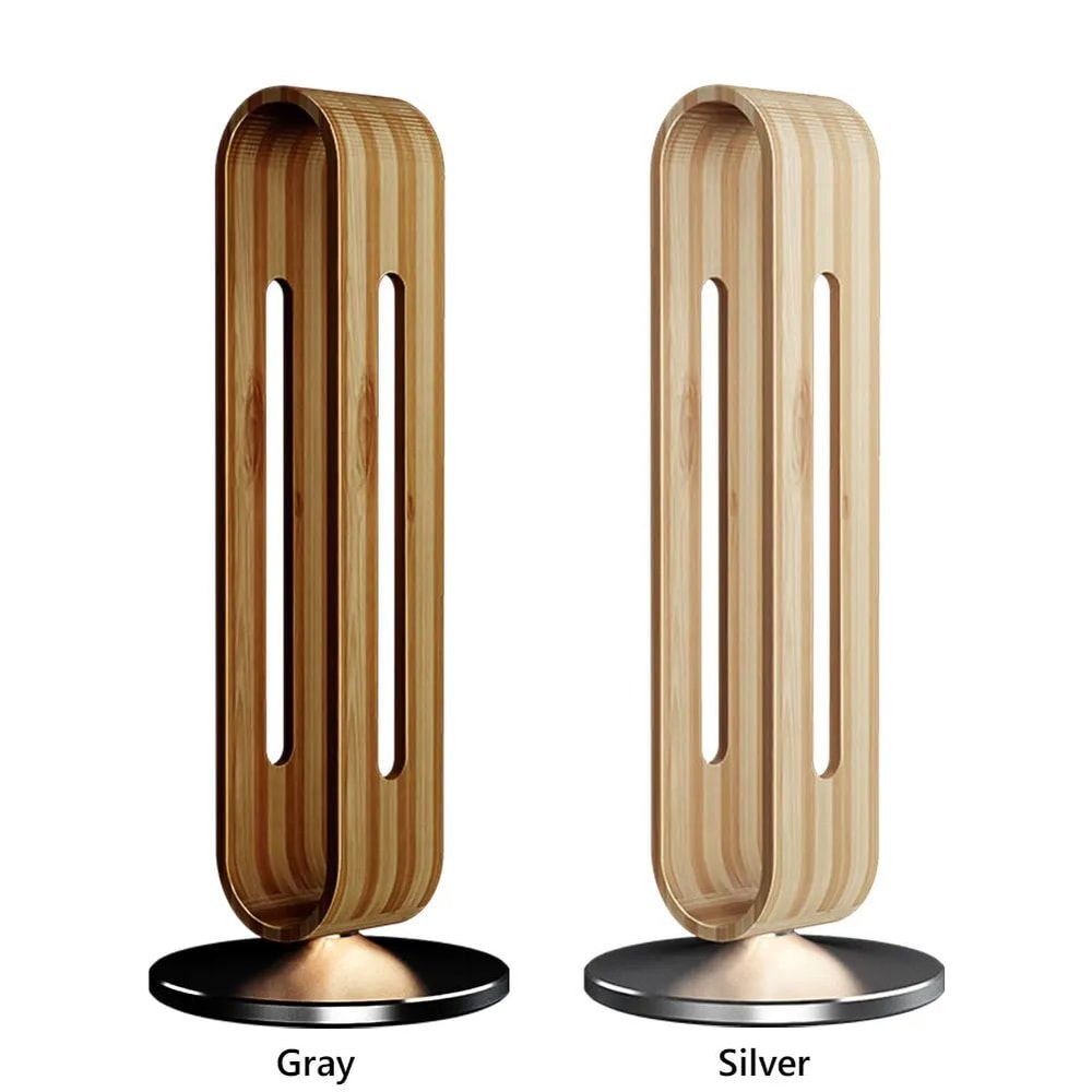 Bamboo Aluminum Headphone Stand 6