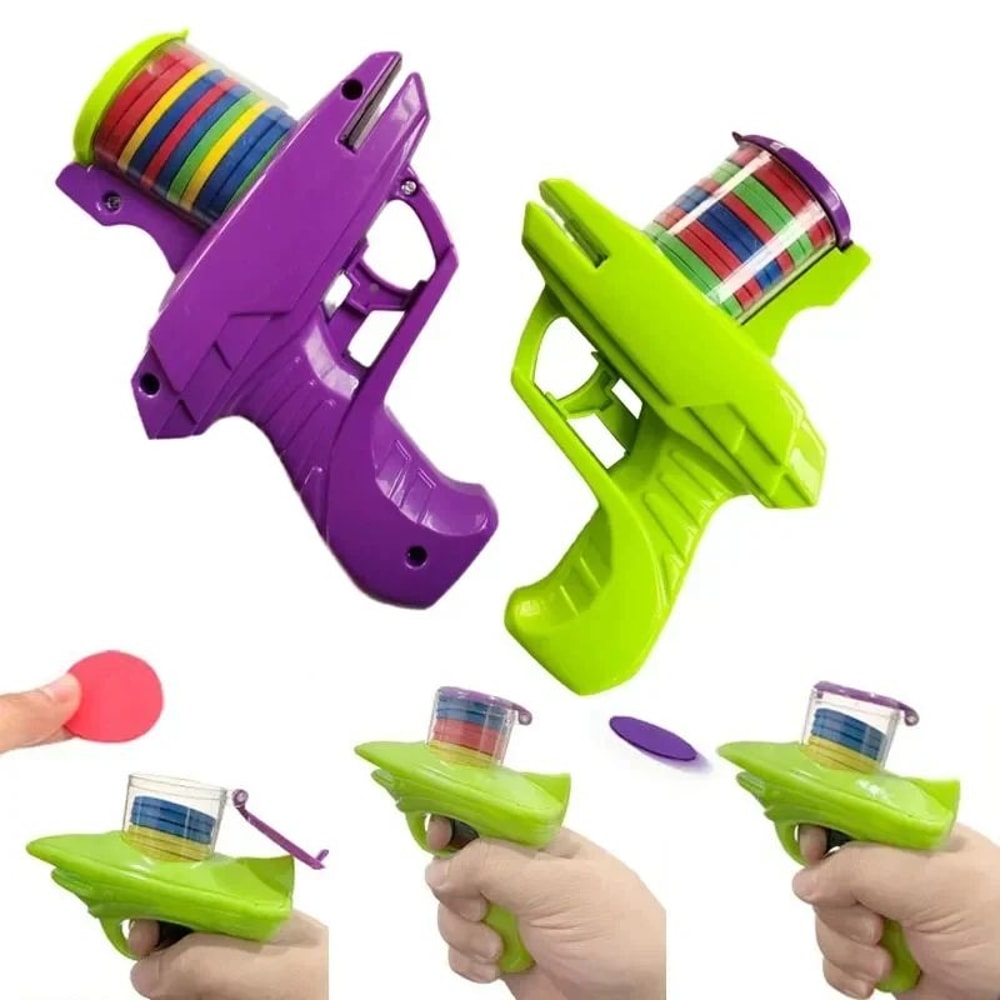 Double Player Flying Disc Shooter Toy 3