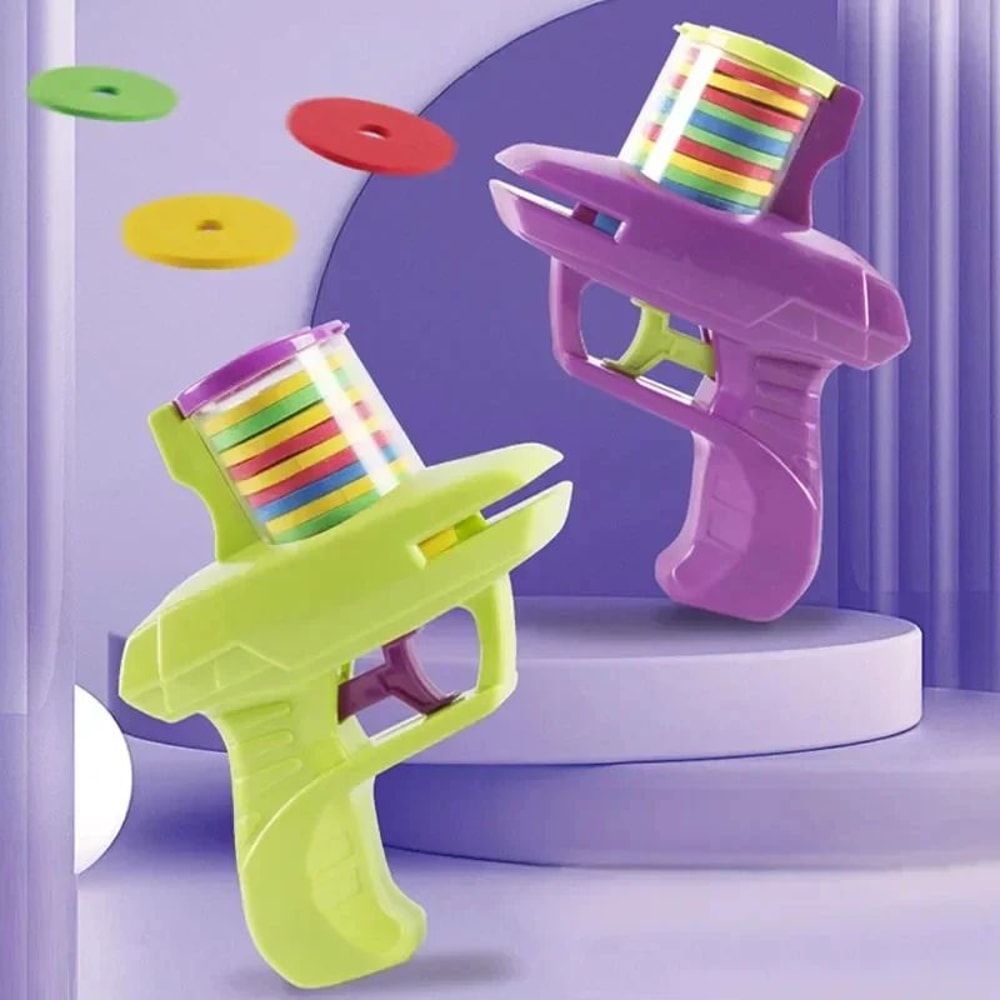 Double Player Flying Disc Shooter Toy 5
