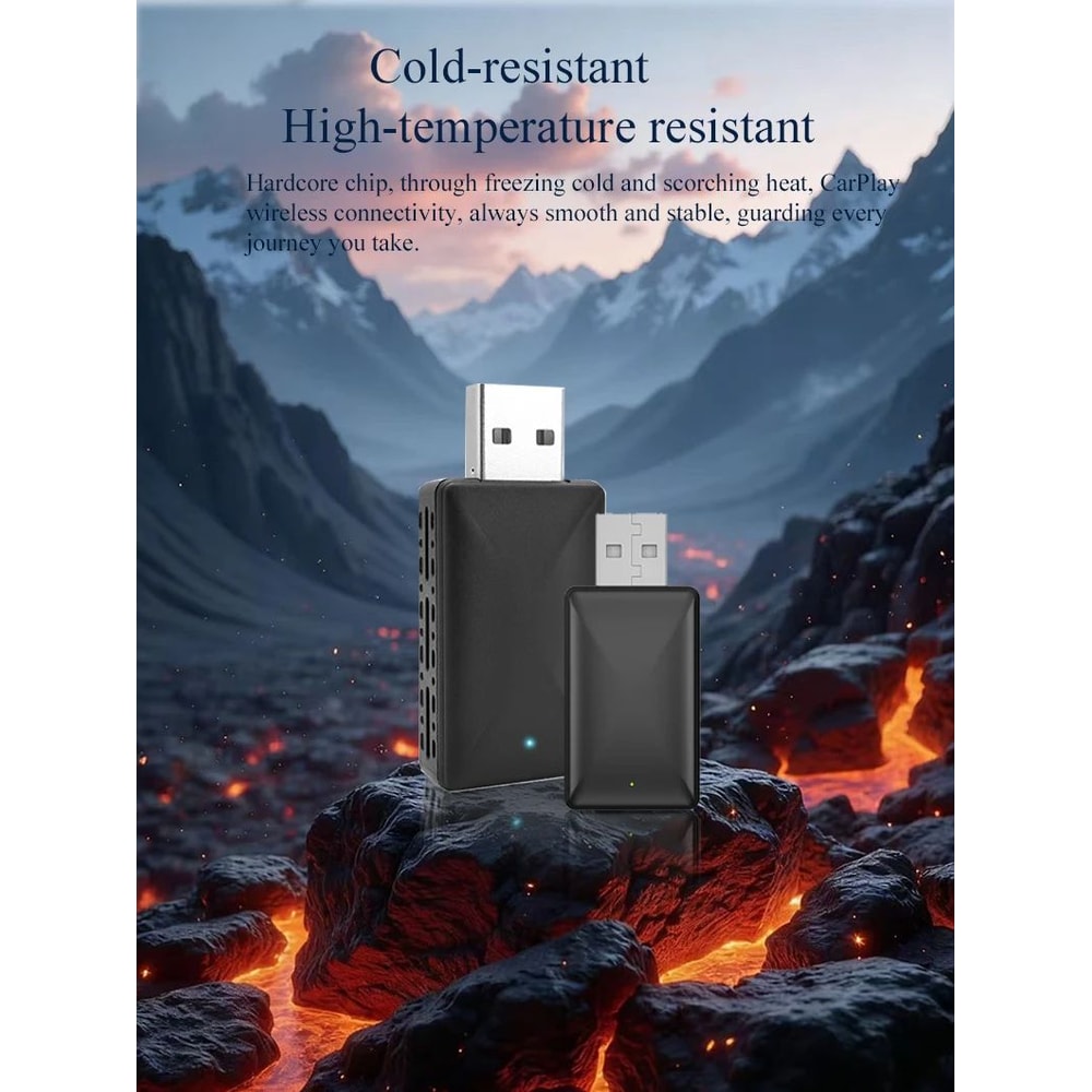 2 In 1 Wireless CarPlay Android Auto Adapter 8