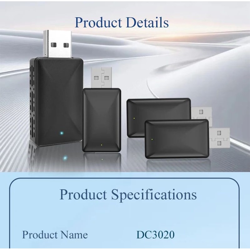 2 In 1 Wireless CarPlay Android Auto Adapter 9