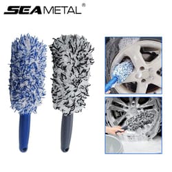 plush car wheel rim cleaning brush