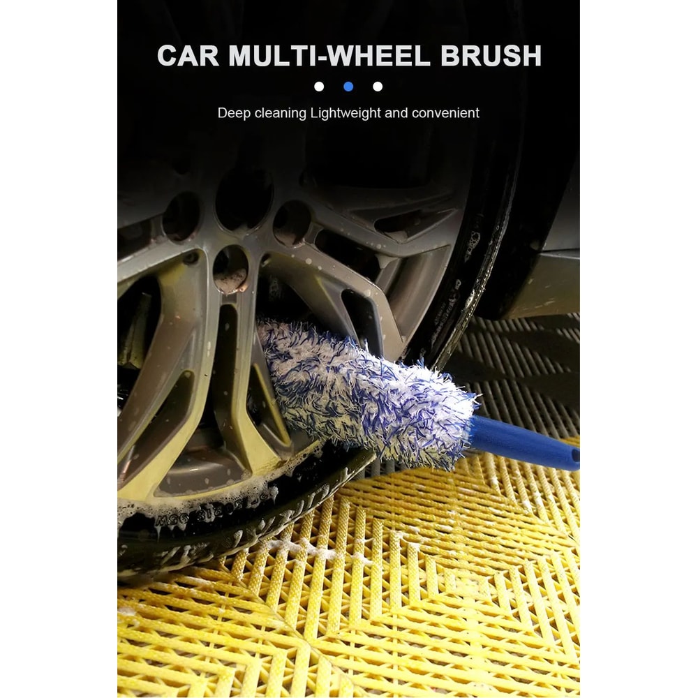 Plush Car Wheel Rim Cleaning Brush 6