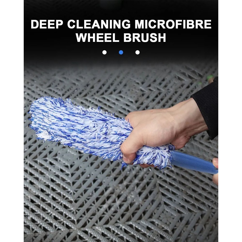 Plush Car Wheel Rim Cleaning Brush 7
