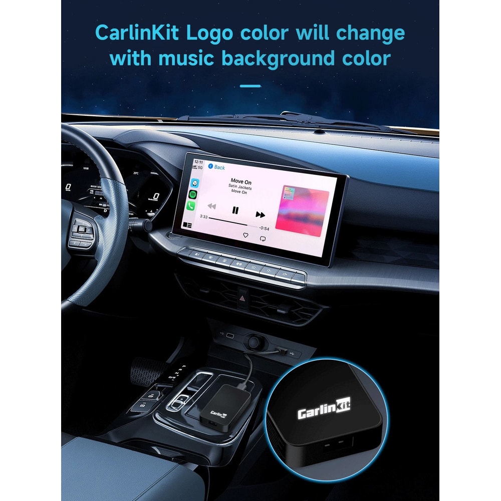 CarlinKit 50 Wireless CarPlay Android Auto Adapter 10