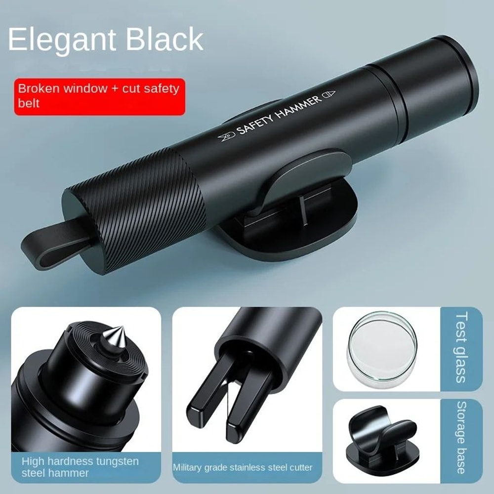 2 In 1 Car Safety Hammer Rescue Tool 13
