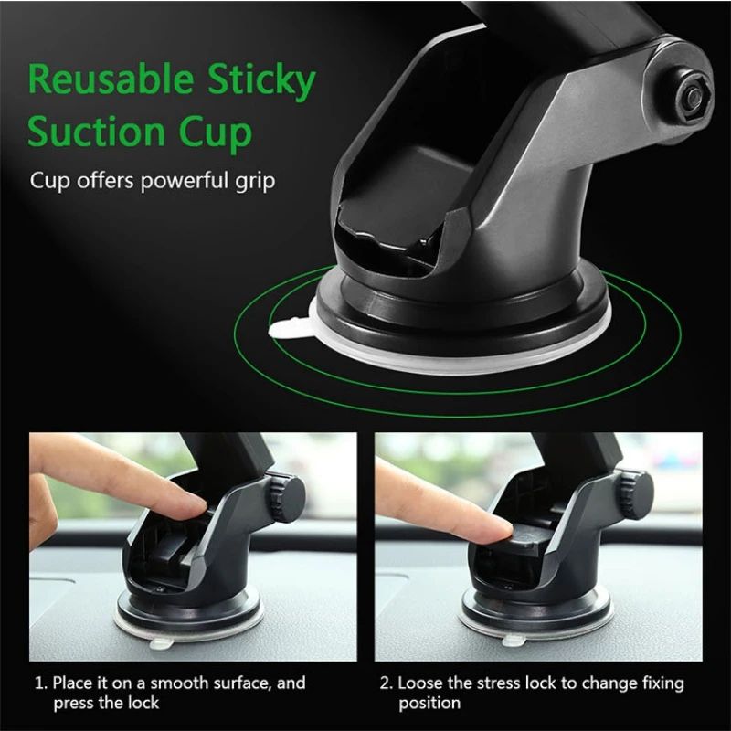 Suction Cup Car Phone Holder Mount 4