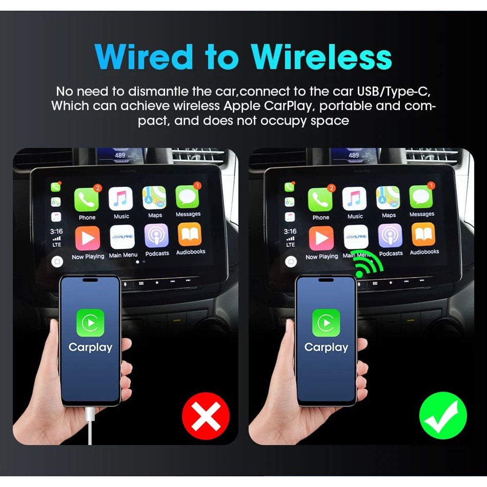 RGB Wireless CarPlay Android Auto Smart Box 1