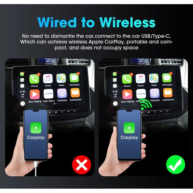 RGB Wireless CarPlay Android Auto Smart Box 1