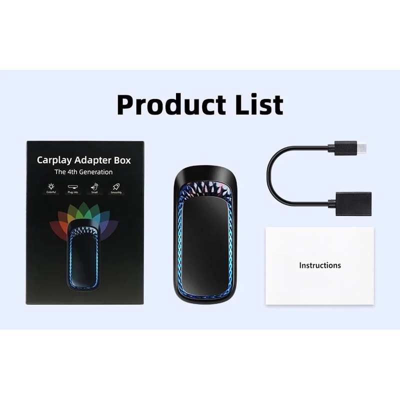 RGB Wireless CarPlay Android Auto Smart Box 10