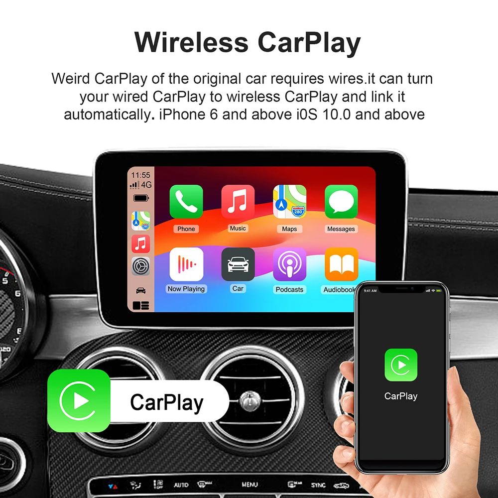 Android 13 Wireless CarPlay AI Smart Box 3