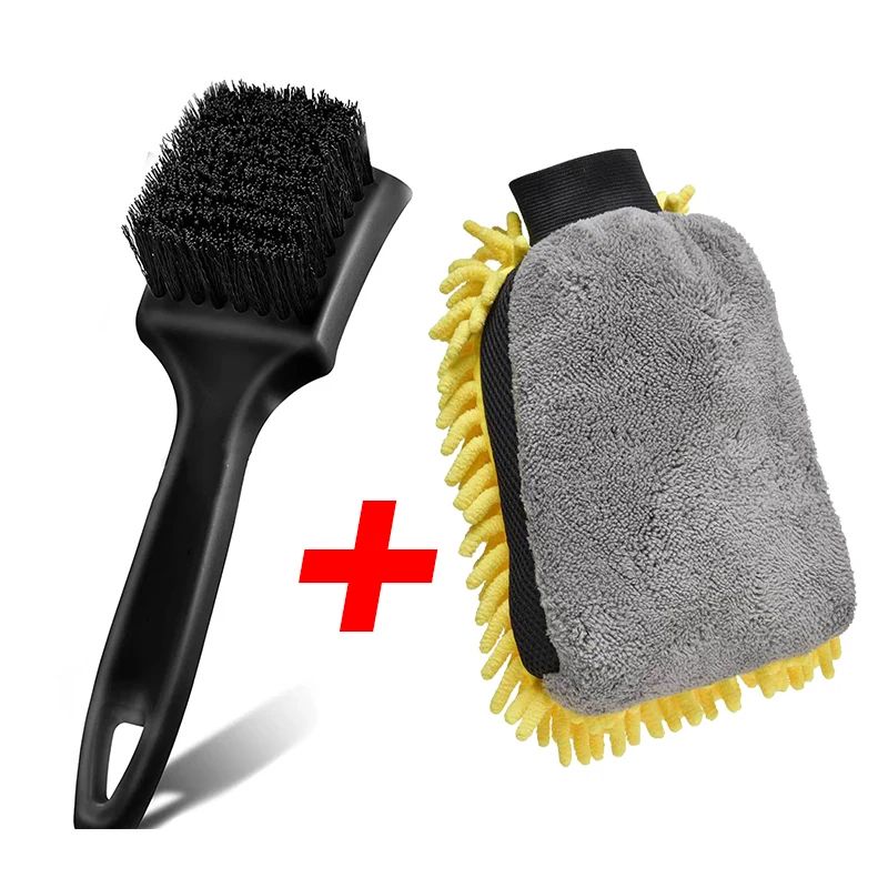 Car Tire And Rim Cleaning Brush Kit 7