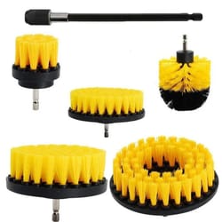 electric drill scrubber brush set
