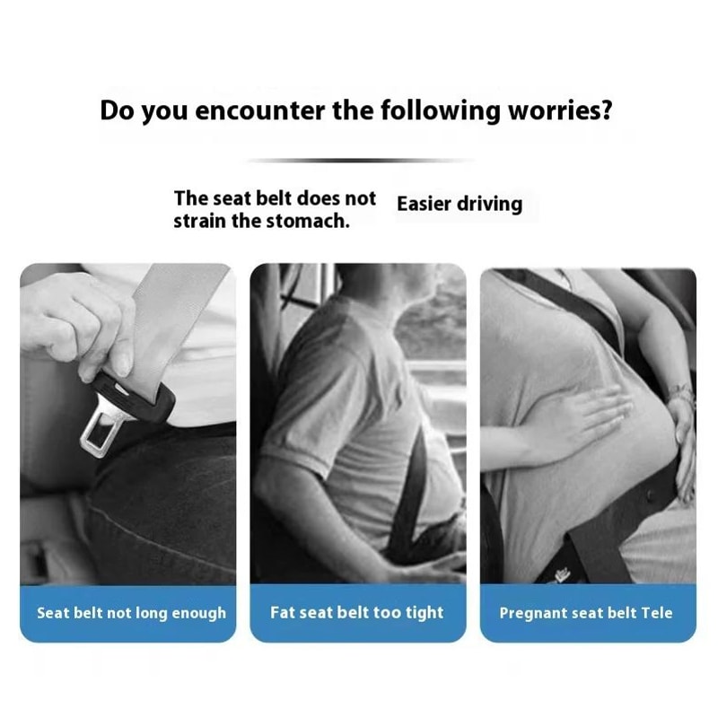 One Button Car Seat Belt Buckle Extender 9