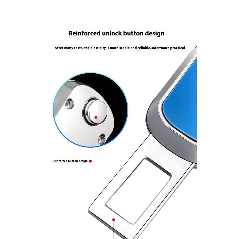 One Button Car Seat Belt Buckle Extender 12