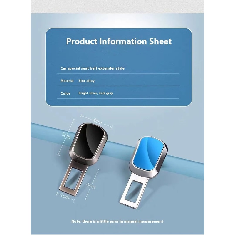 One Button Car Seat Belt Buckle Extender 14